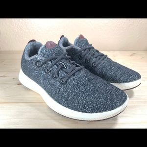 Allbirds Grey White Sole Wool Runners Women 8